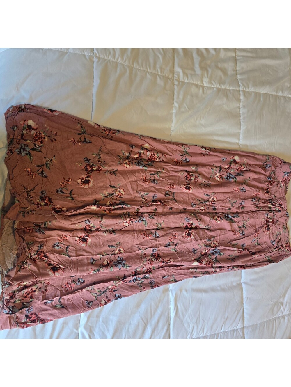 Xhilaration Pink Floral Skirt